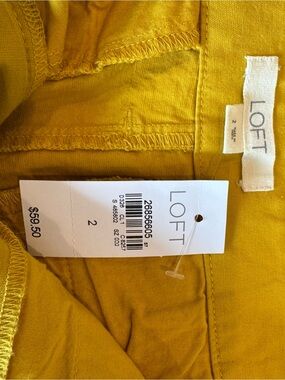 LOFT Mustard Yellow Women's Top